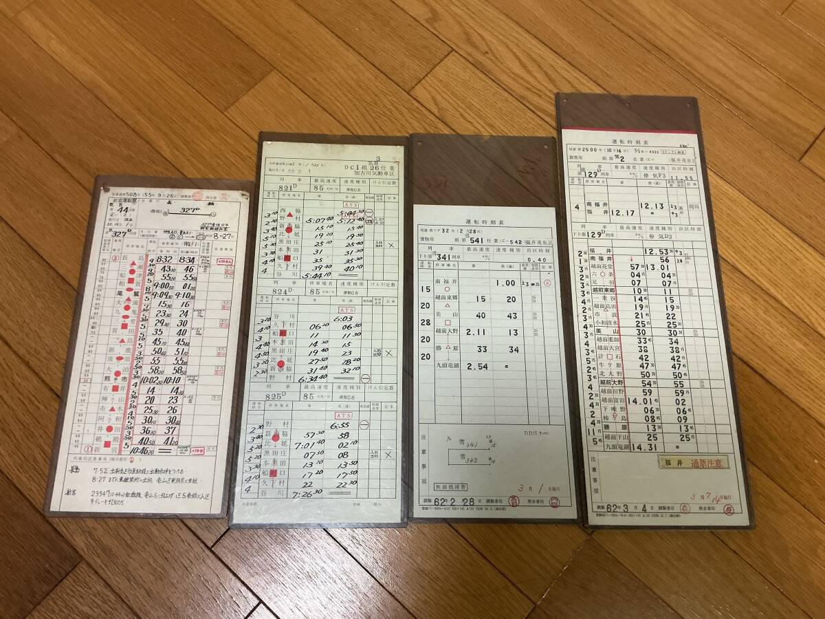 国鉄 運転時刻表（スタフ） 通票入りバージョン セット 2026年最新 
