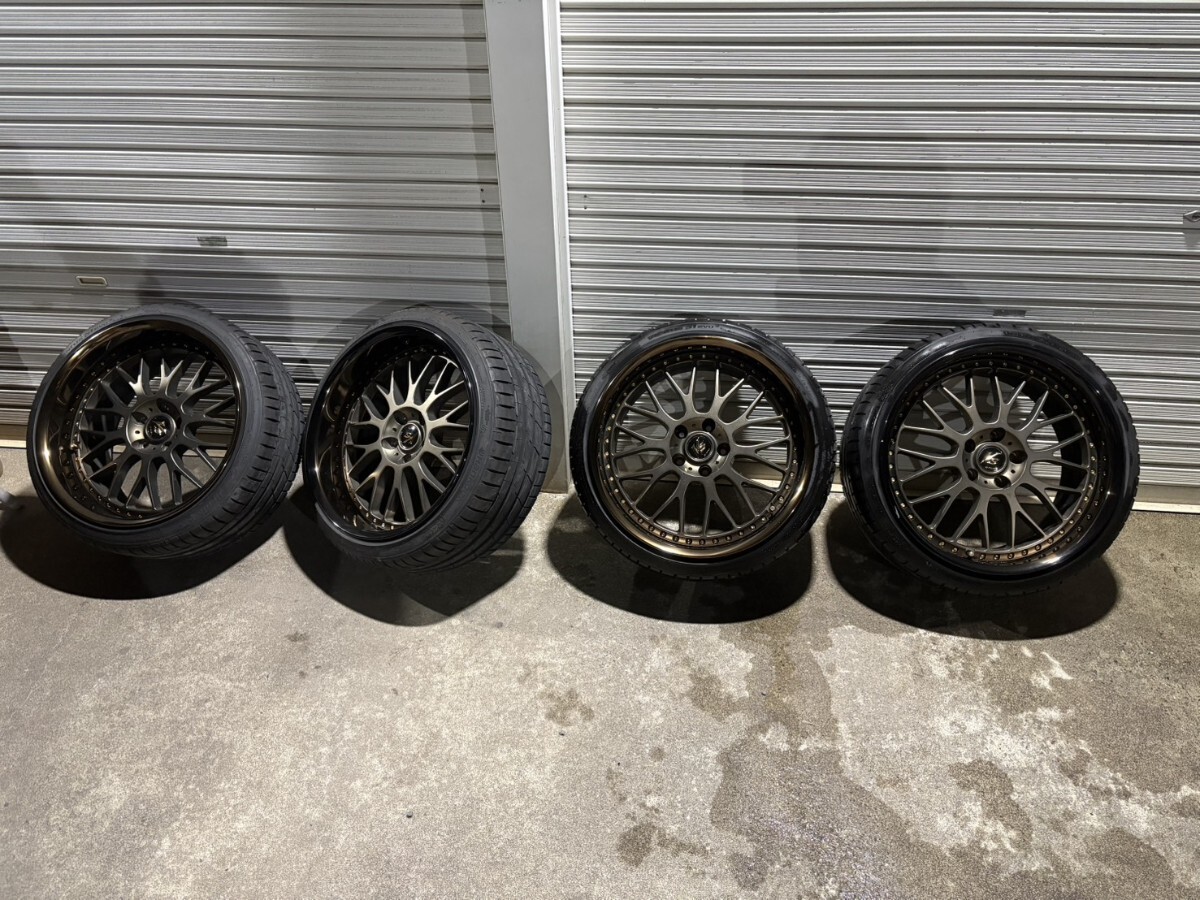 ワーク グノーシスHS202 20インチ8.5J9.5J work ブロンズアルマイト