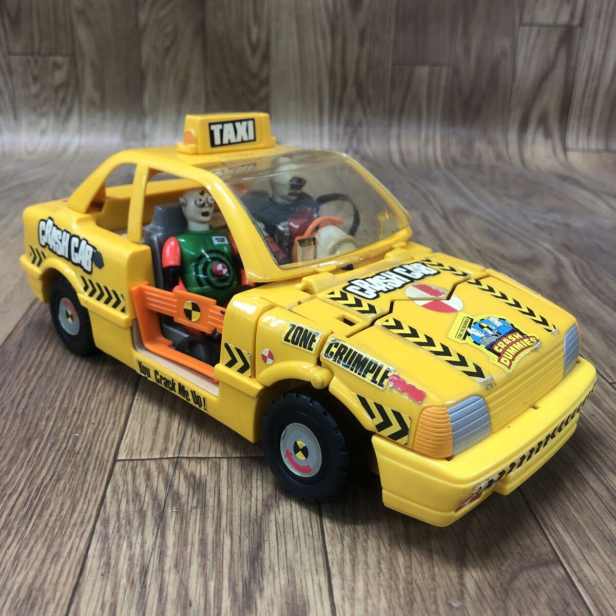 中古】クラッシュダミー 衝突事故実験 大型プレイセット クラッシュ