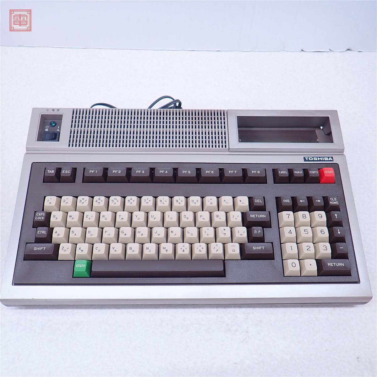1165 TOSHIBA/東芝 PASOPIA 1600 MODEL 30 PA7030C 古いパソコン 5in