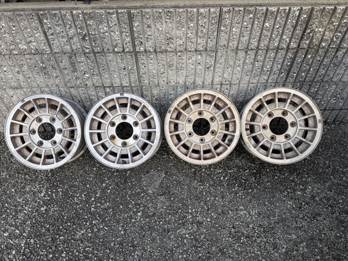 中古】6031 希少？ENKEI BAJA エンケイ バハ 16×7J＋38 5H/114.3 ハブ