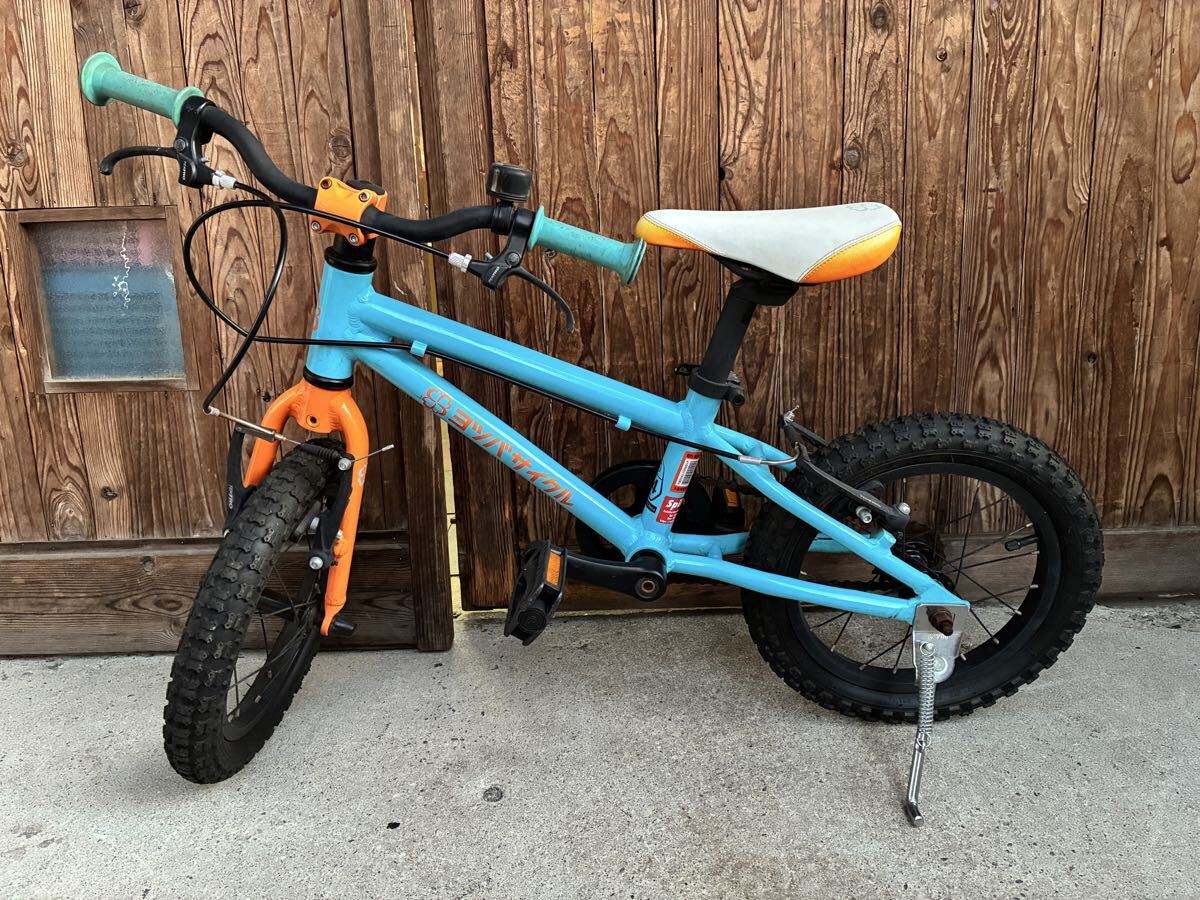新古車】ヨツバサイクル 14インチ 子供自転車 補助輪有り ＜引取要望
