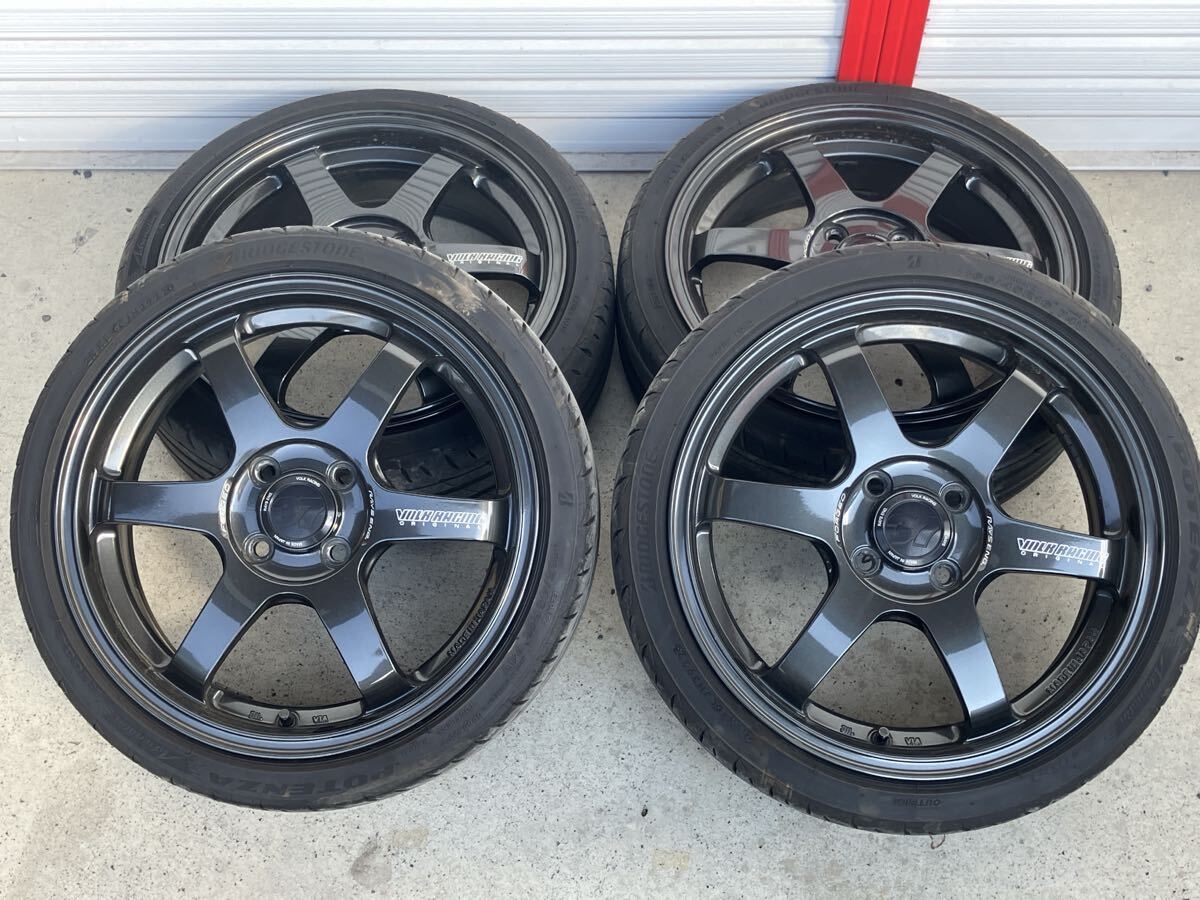 RAYS TE37 sonic 16インチ 195/50/R16 6.5J+45 4本セットの落札情報 