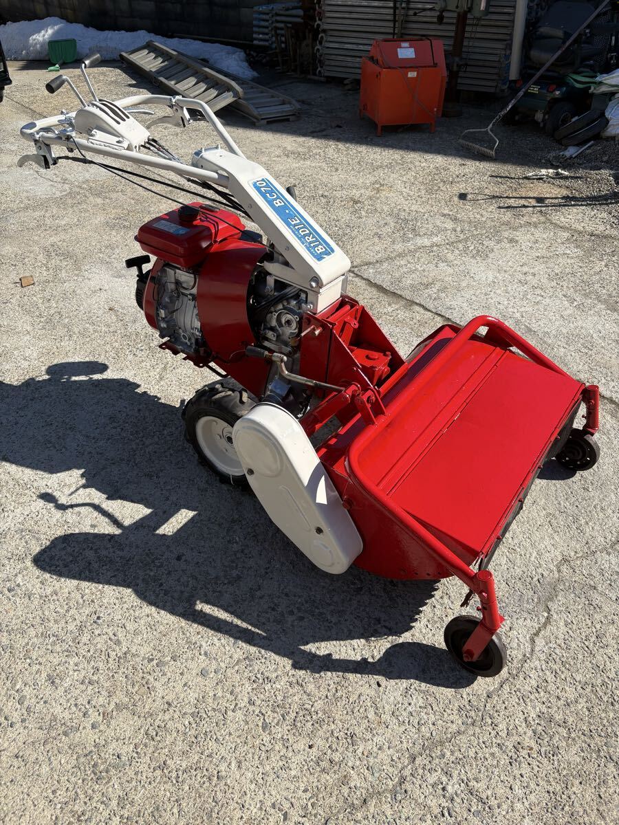 【SOLD OUT】オーレック ハンマーナイフモア 多目的ティーラー BIRDE BX80 10馬力 ＋ ハンマーナイフローター H75B【清掃/整備済み】 バーディーモアの刃が動かない « ㈲小野農機