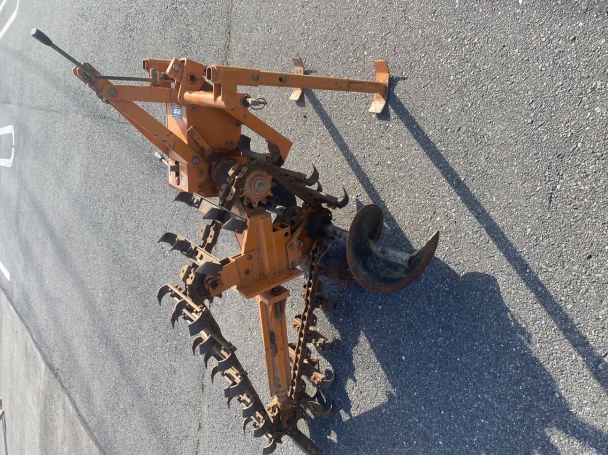岩手 ニプロ トレンチャー OM-1000 溝掘機 みぞほり機 暗渠排水