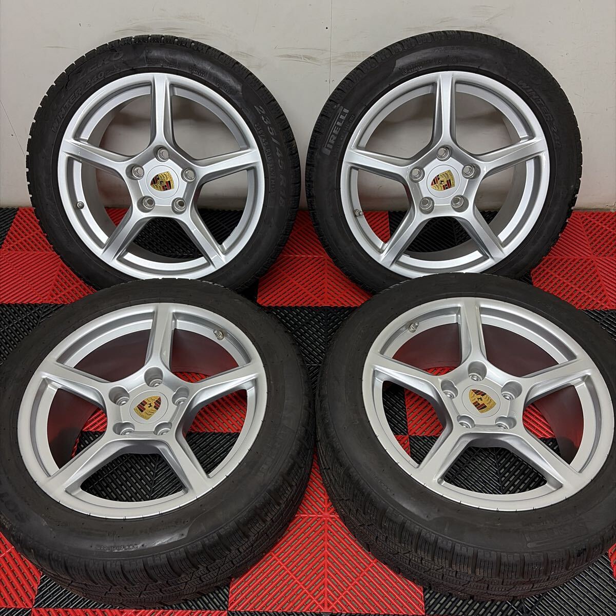 ポルシェ純正 718 ケイマン 982 18インチ 8J +57 9.5J +49 5穴 PCD130