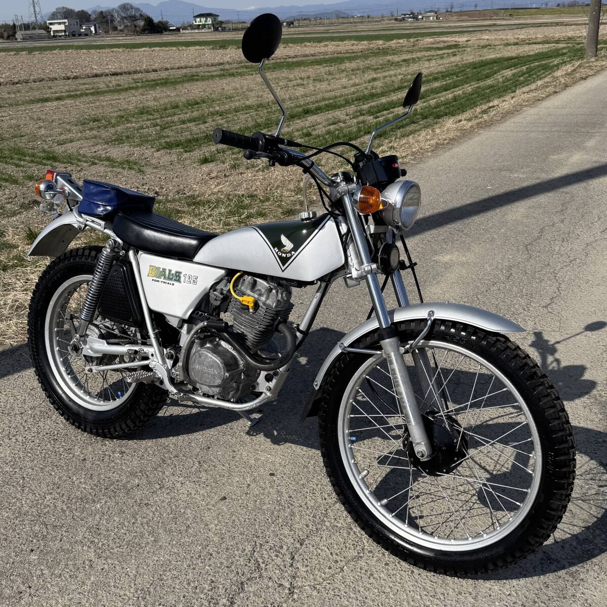 実働 ホンダ TL125S(B) JD03 イーハトーブ カスタム トラッカーの落札