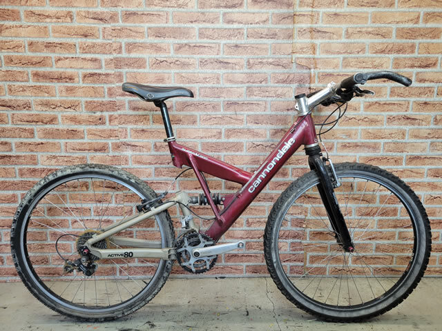 ○ マウンテンバイク MTB 26インチ キャノンデール F7 Fサス アルミ