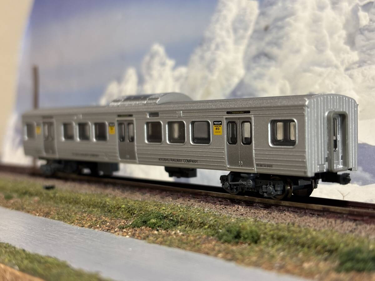 ☆JR九州 813系 直方車 側面行先方向幕 福北ゆたか線 鹿児島本線 日豊