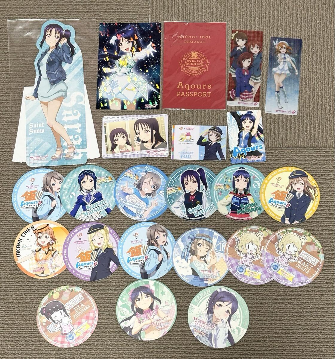 新品】ラブライブサンシャイン Aqours 直筆サイン色紙 メンバー9名