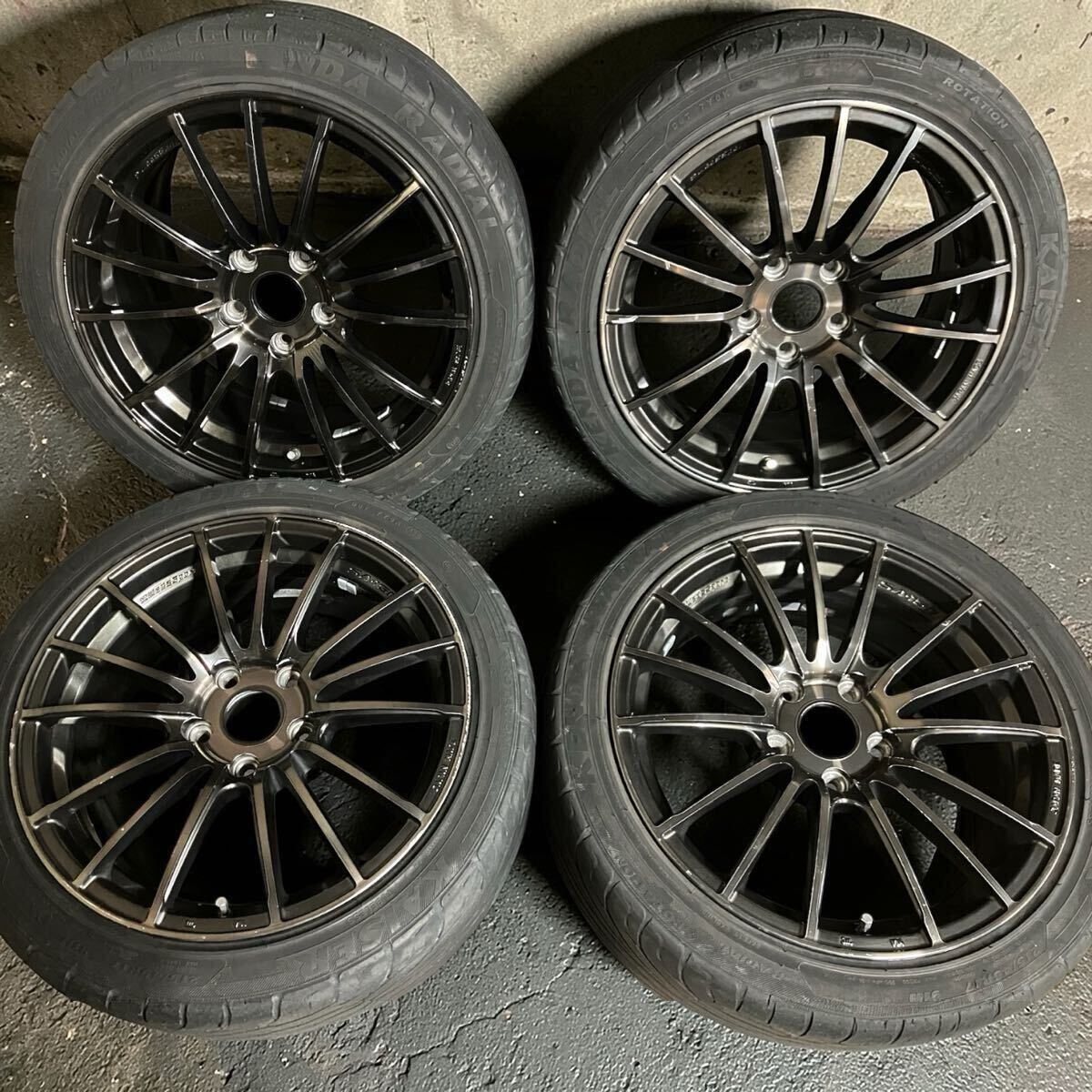 ENKEI Sport 15インチホイール 5穴 PCD100 ラリー ダートラ 飛び石キズ