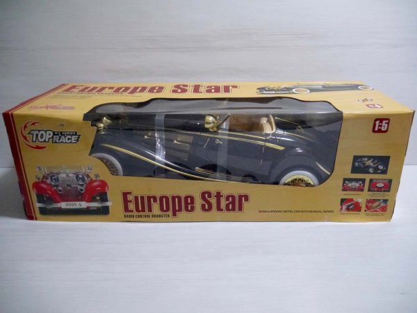 【未使用レア品】巨大ラジコン TOP RACE Europe Star ブラック トップレース ヨーロッパスター 1/5スケール大型ラジコン タミヤ 電動