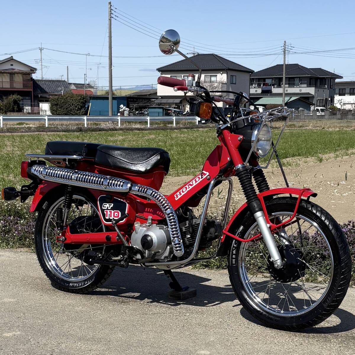 新品】カブ 用 ハンド シフト キット リンク式 3ピース 美品 