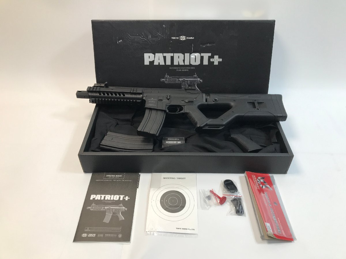 PATRIOT+ 電動ガン 美品 ○s2yw【送120】1円～ 中古美品 東京マルイ ハイサイクル シリーズ M4