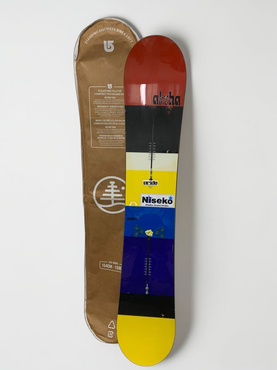 中古】BURTON バートン スノボー スノーボード custom X 板 2005年