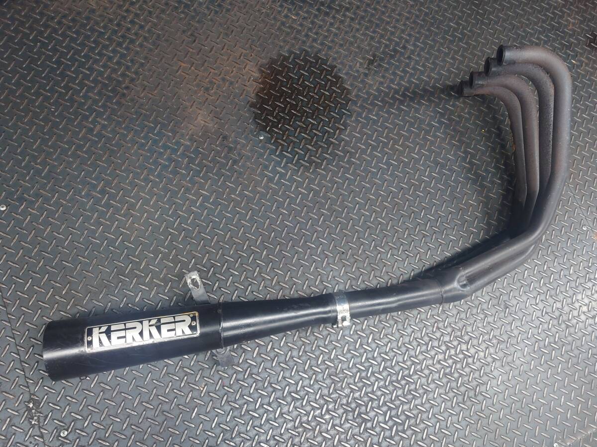 中古】ゼファー400 KERKERメガホンマフラー カーカー ゼファーχ