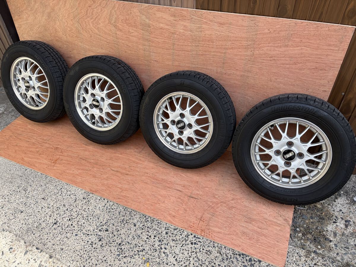 スバル純正 BBS 鍛造ホイール 165/80R13 M/T タイヤ サンバー