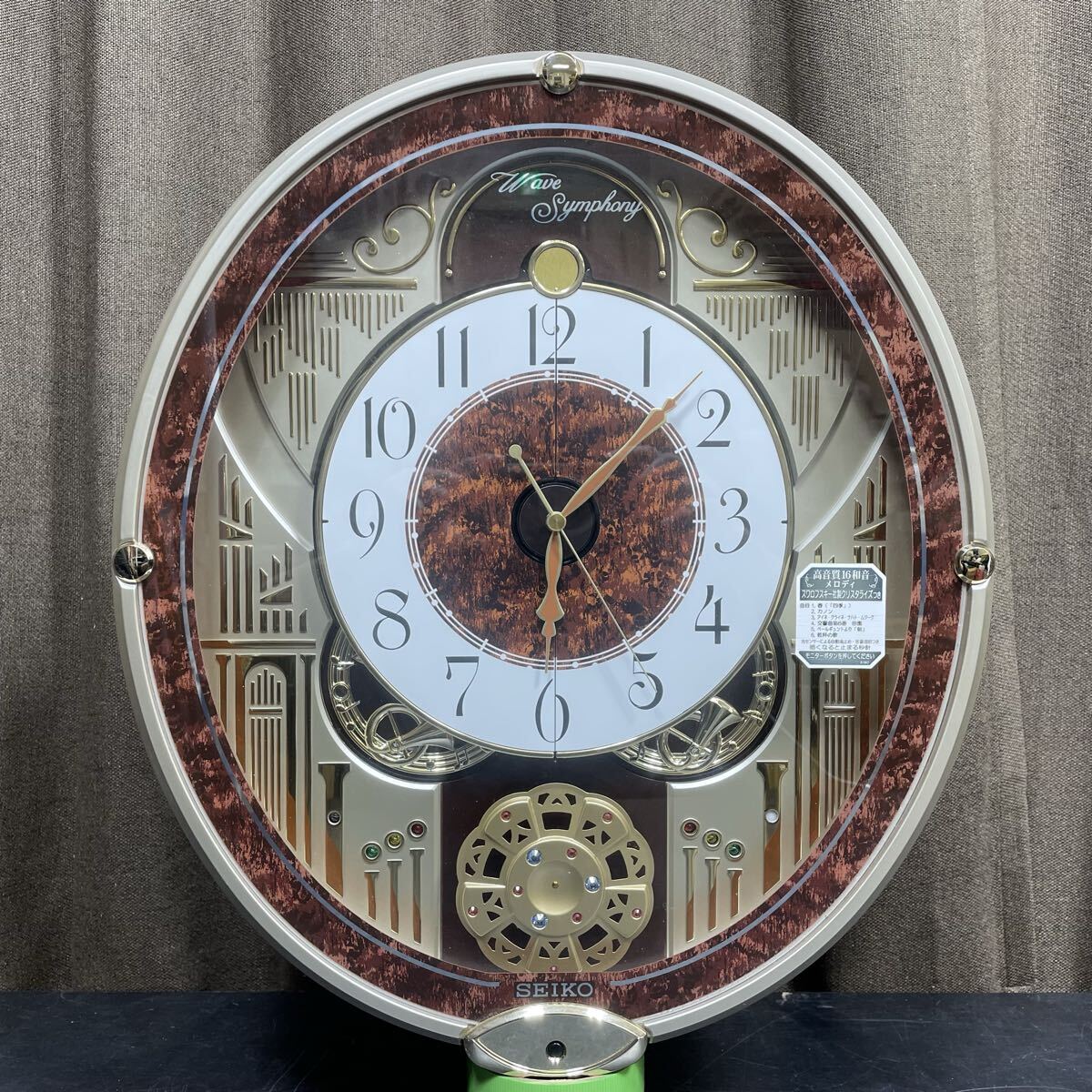 □ SEIKO セイコー Wave Symphony BC181G 電波時計 からくり時計