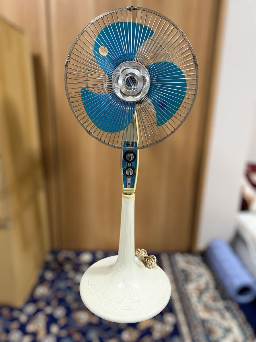 昭和レトロ 扇風機 ナショナル 天井扇 旋回扇 40cm 型番不明 ジャンク