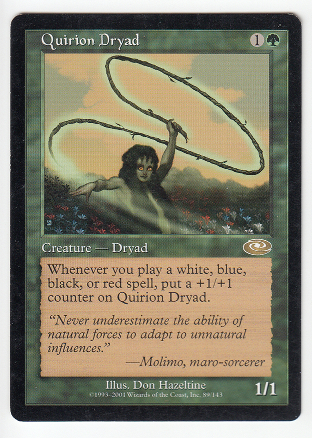 MTG【日本語】【FOIL】《クウィリーオンのドライアド/Quirion Dryad