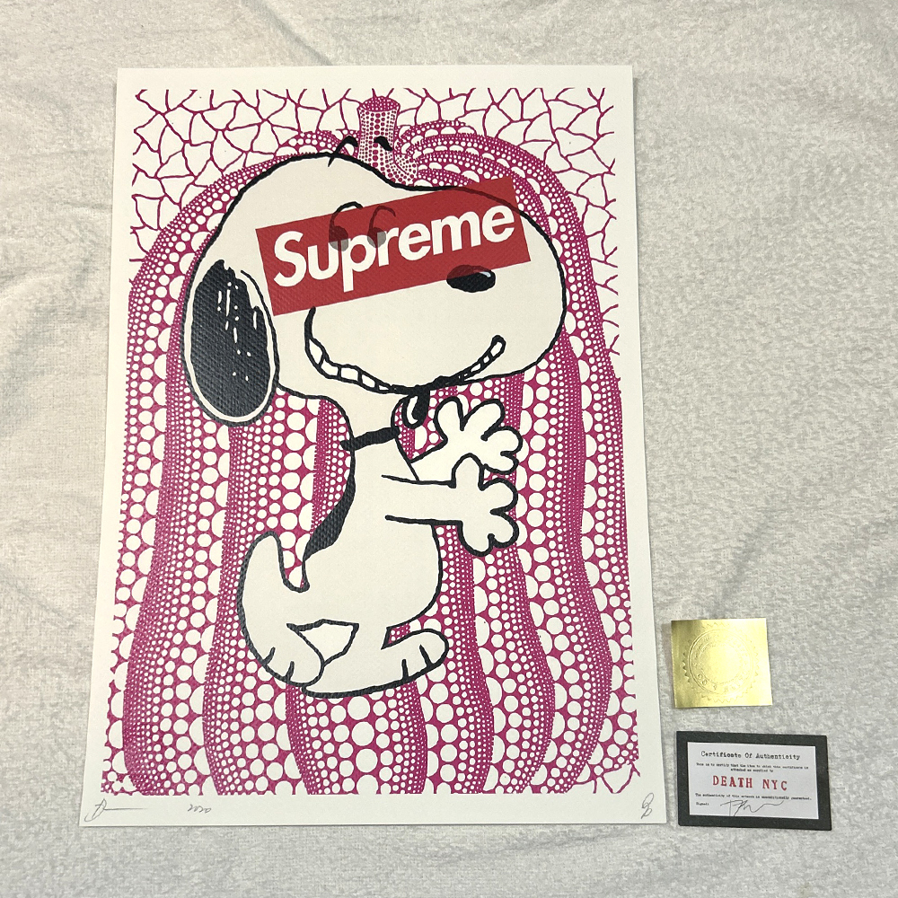 新品】新作 世界限定品 Death NYC☆ピーナッツ スヌーピー SNOOPY x