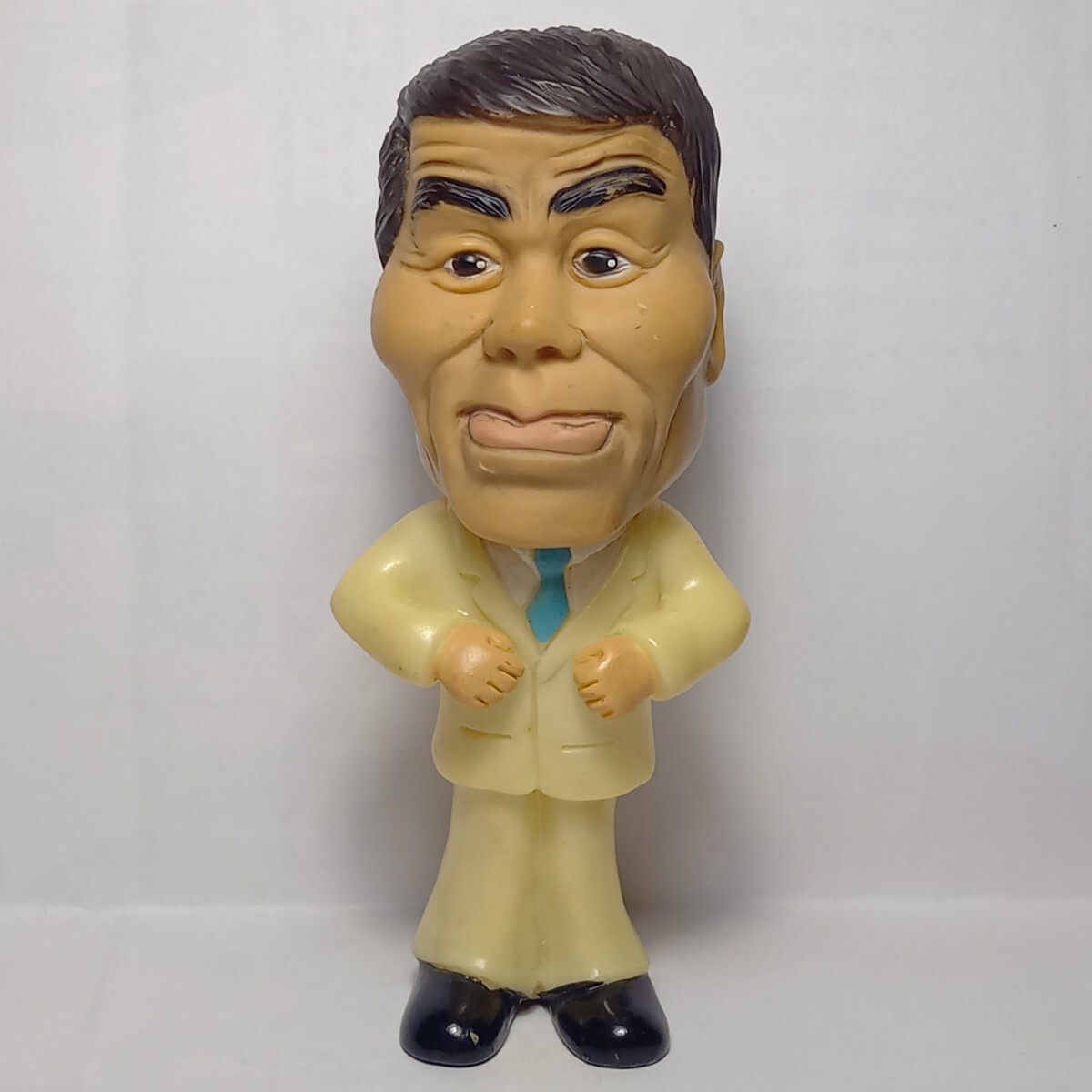 中古】ぺんてるイケイケシャープ 荒井注 ソフビ人形 昭和 ドリフターズ