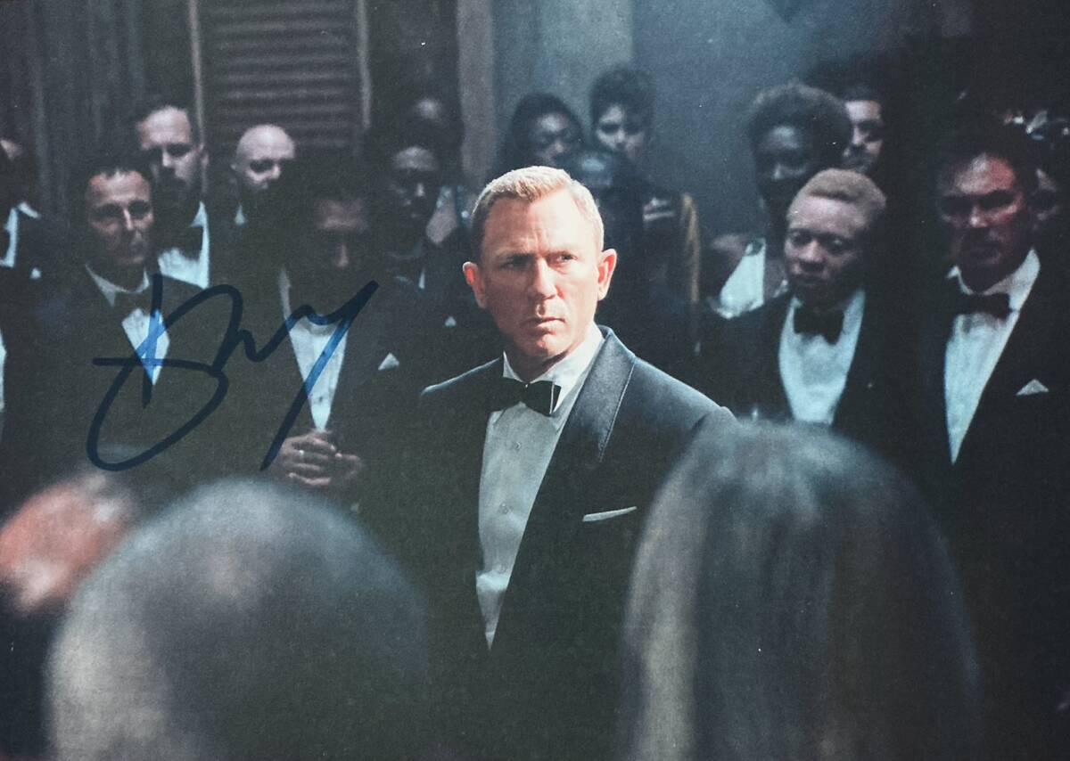 ダニエル・クレイグ☆直筆サイン入り写真☆007 シリーズ／ジェームズ
