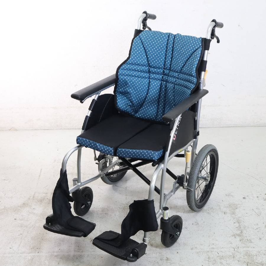 ◇日進医療器/SOMA 軽量 アルミ車椅子 TAE-1CB 自走式 車いす
