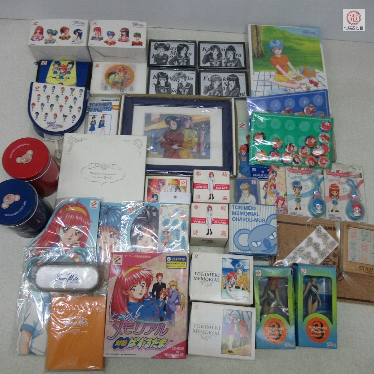 新品】ときめきメモリアル お座りフィギュア Tシャツ 弁当箱 下敷 