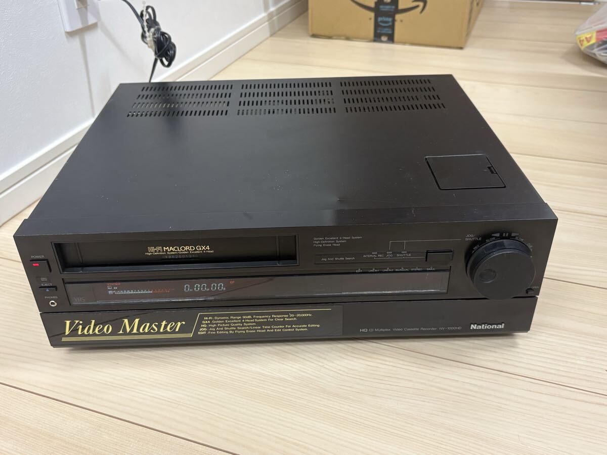 中古】□昭和レトロ□ナショナル National VHS ビデオデッキ NV-850HD