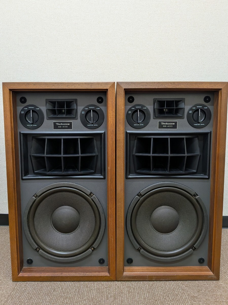 中古】Technics(テクニクス)3WAY スピーカー【SB-411】ペア 左右 松下