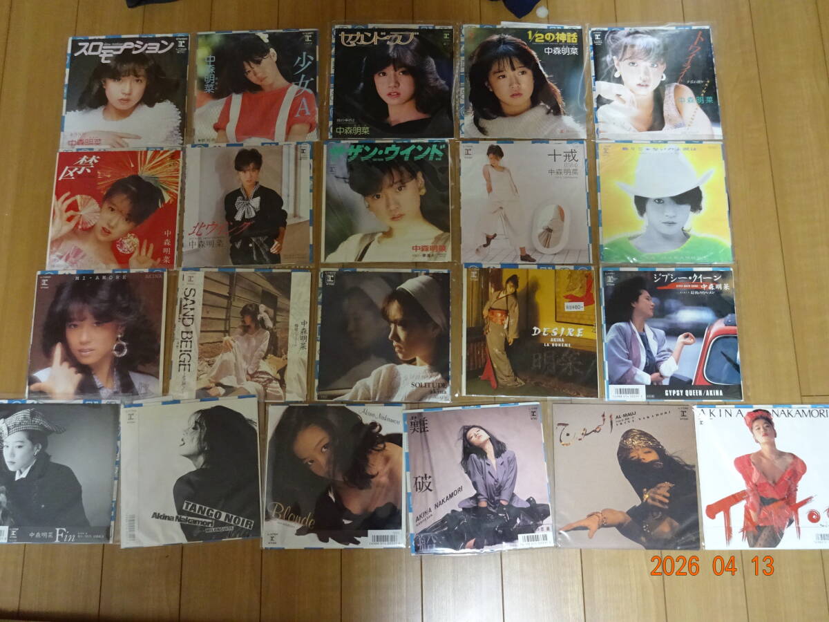 中森明菜 白黒写真 L判 1枚 TATTOO ひまわり柄③ 歌姫 スロー