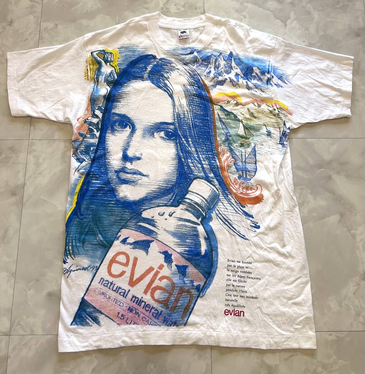 L☆90sモスキートヘッド☆李小龍ブルースリー総柄Tシャツ Mosquitohead
