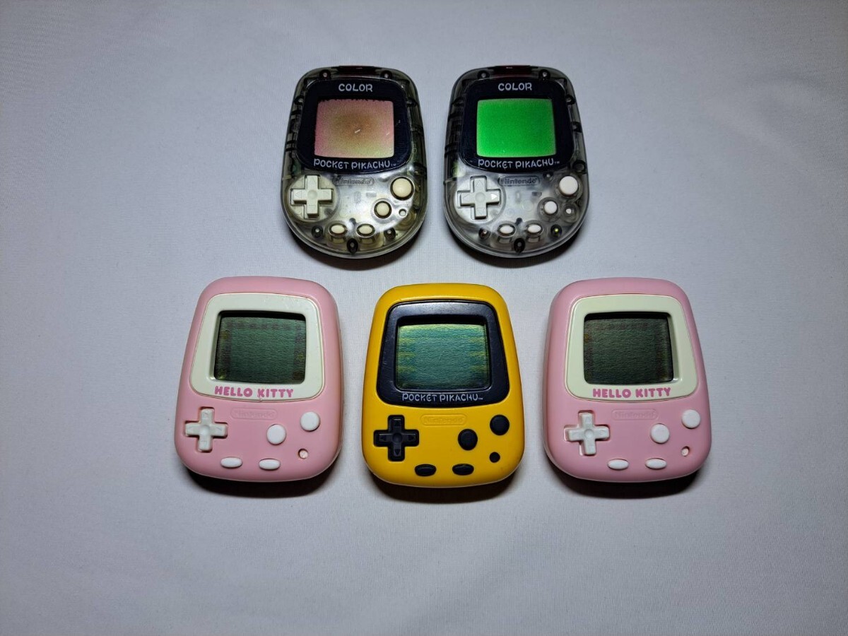 ジャンク品　　たまごっち　ID 、ポケットピカチュー、ハローキティ、その為 ジャンク品 動作未確認 携帯ゲーム まとめてセット たまごっち