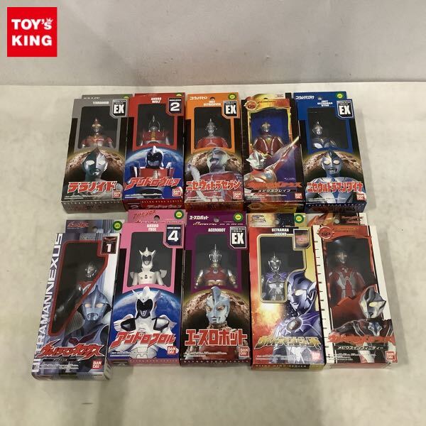 バンダイ ソフビ ウルトラヒーローシリーズEX テラノイドの落札情報
