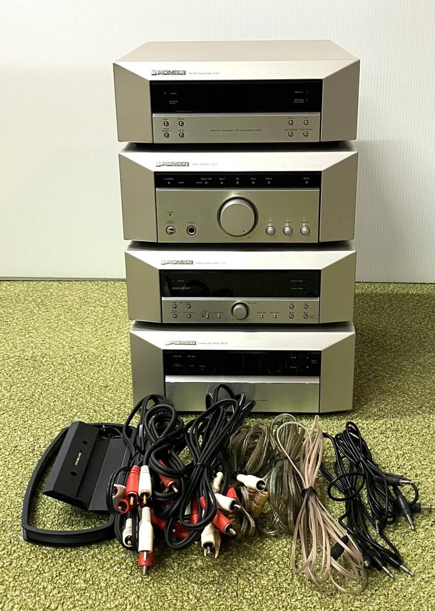 □J/865☆パイオニア Pioneer☆CD/カセット システムコンポセット☆SP