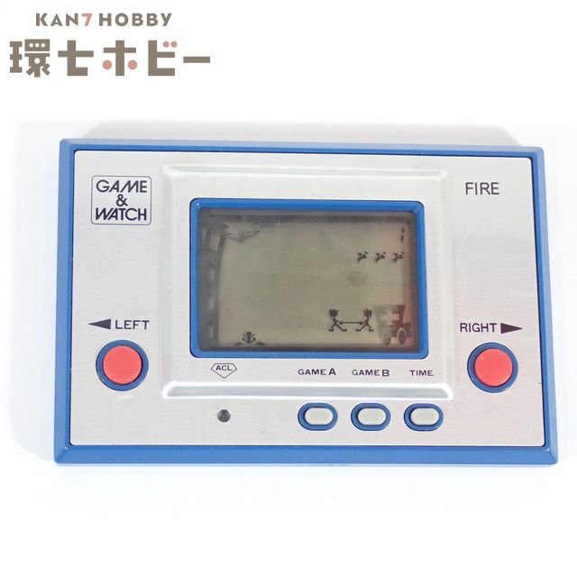 希少 任天堂 ゲームウォッチ 名作 ファイア FIRE 動作OK 日本製 レア