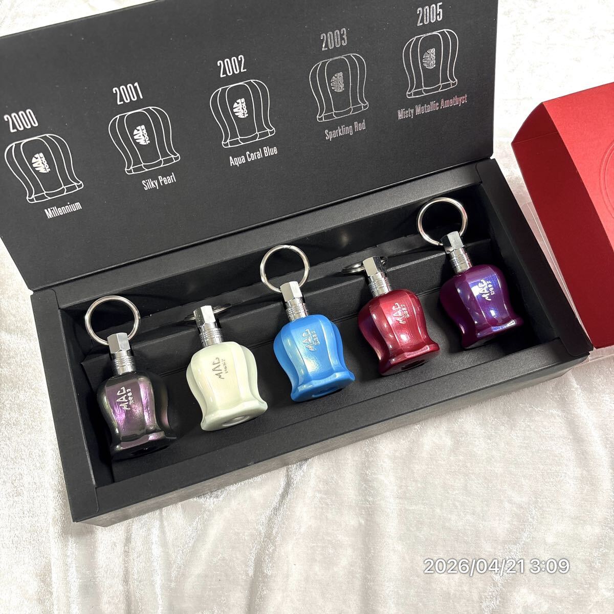 水中花 グリップキーホルダー ナンバーボルトセット 当時物 レトロ 