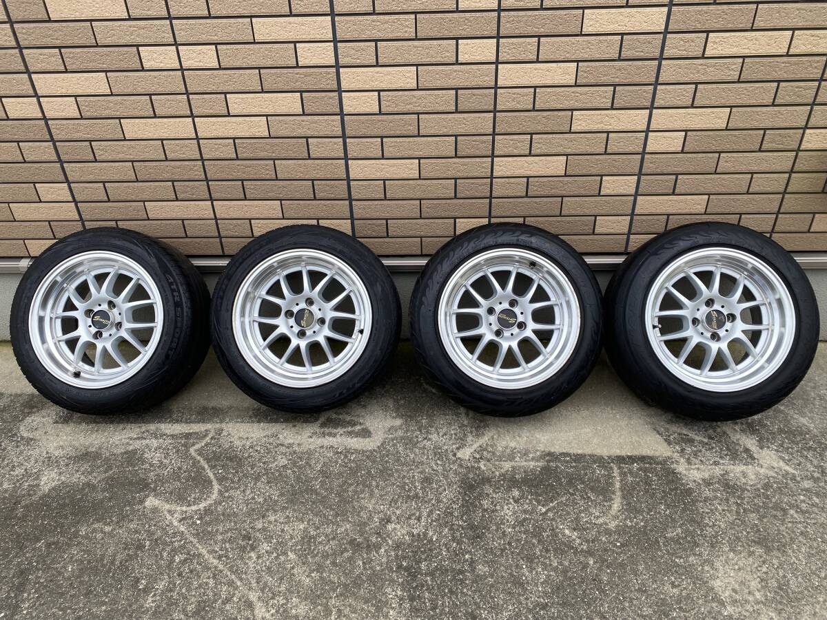 美品 ステルスレーシング SPEC-01 15インチ 7J ＋30 4本 軽自動車の