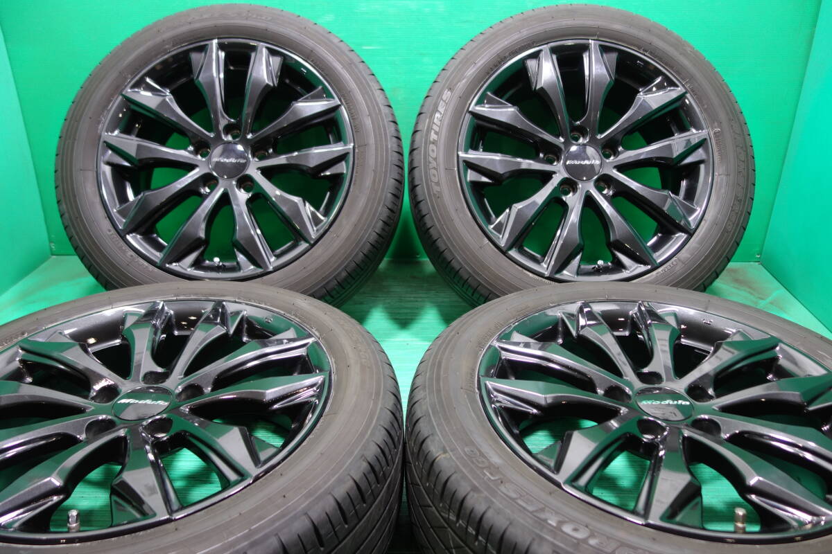 バリ溝/美品☆ステップワゴン/モデューロX☆純正ENKEIホイール □17×6J