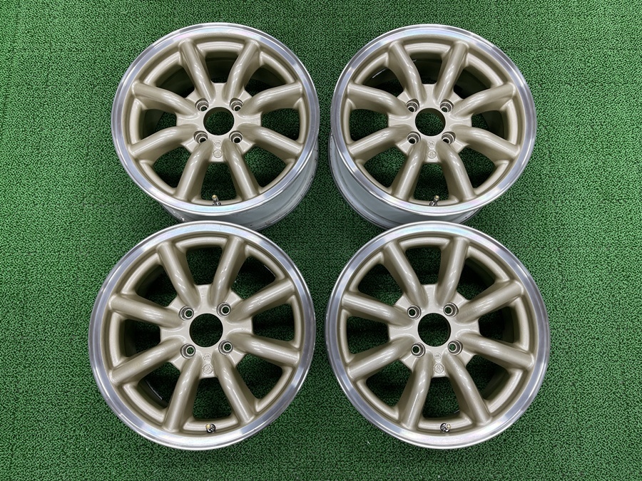 PCD100エンケイ ENKEI TUNING SC03 (メッキ) 14×6J ET35 4本 絶版 