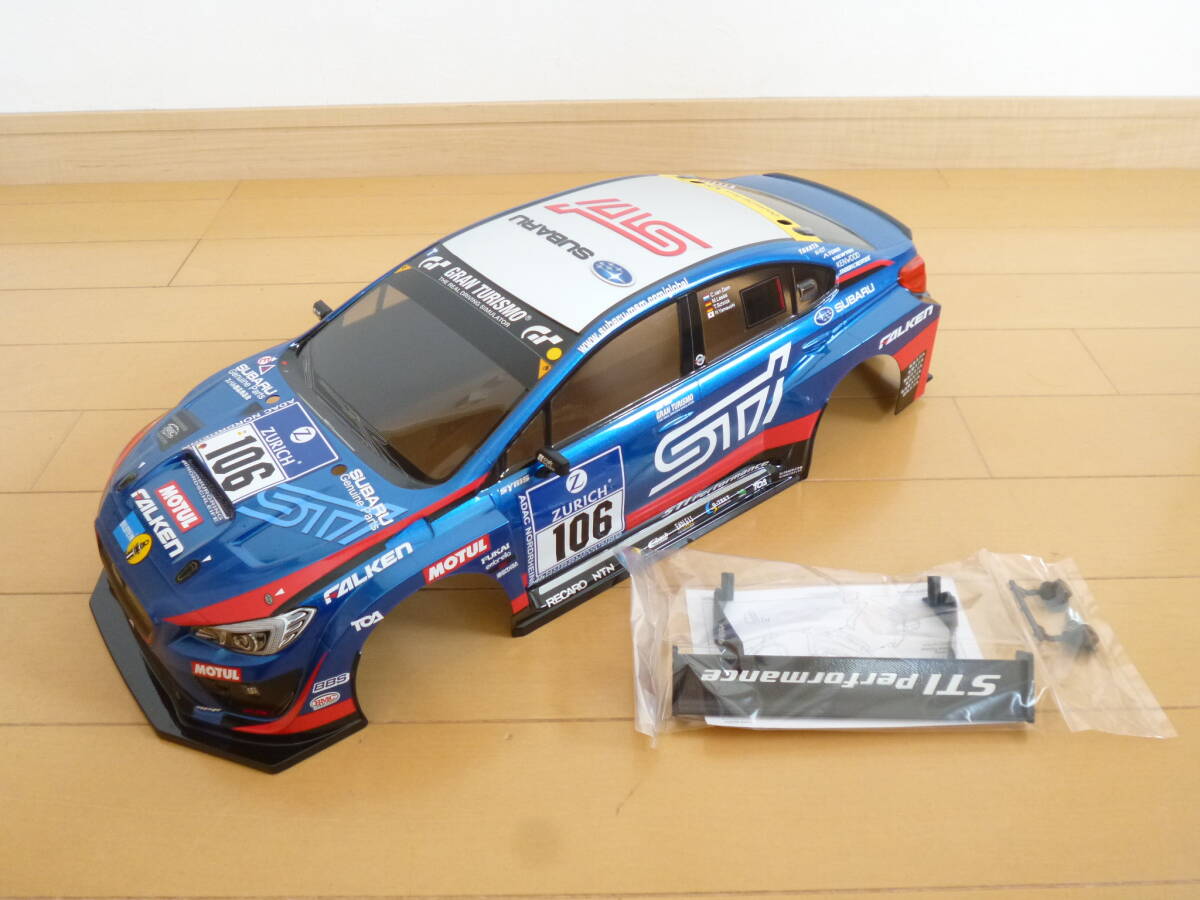 タミヤ スバルWRX STI NBRチャレンジ軽量ボディーの落札情報詳細