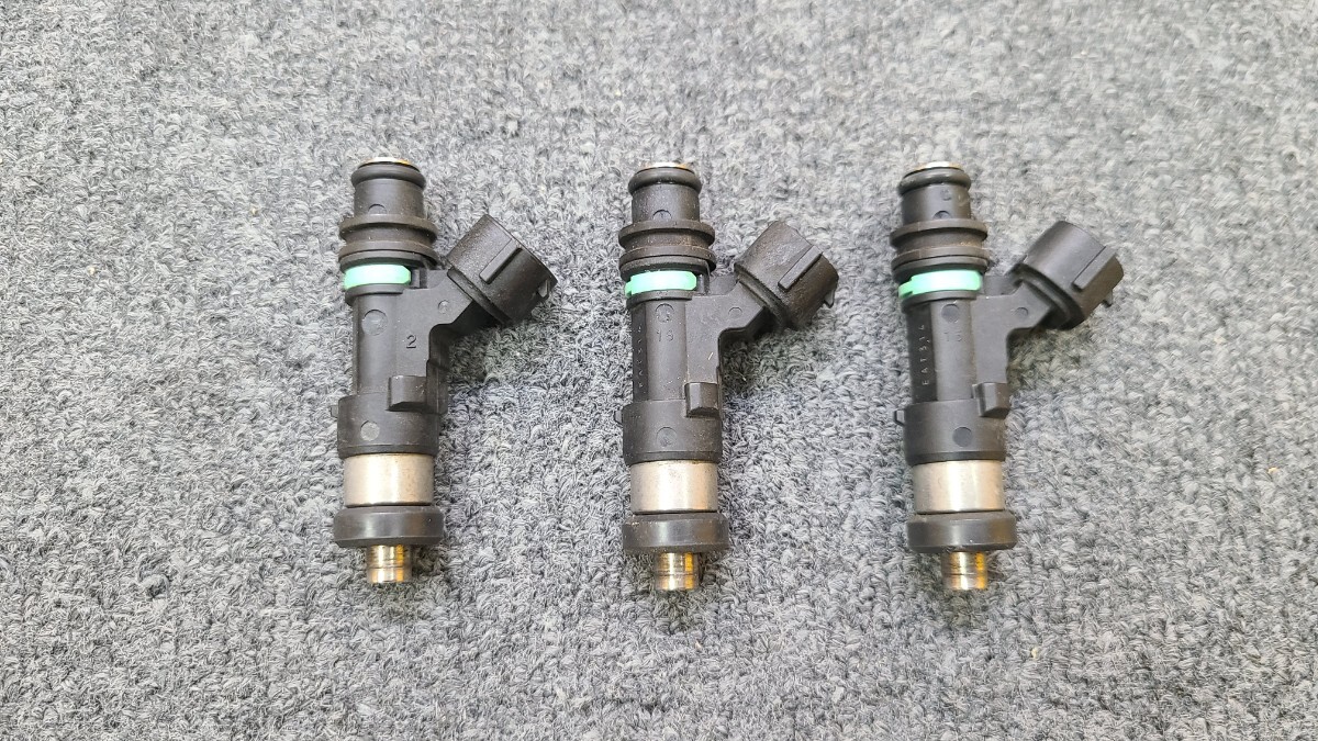 内部洗浄済 新規格K6A スズキ純正 210cc 10穴インジェクター3本 EAT314