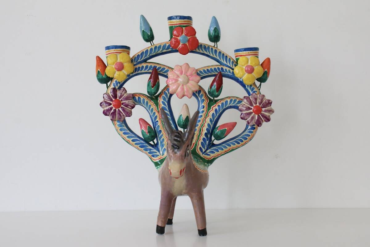 新品】メキシコ美術☆フォークアート☆ブリキ絵☆ヴィンテージ☆宗教画