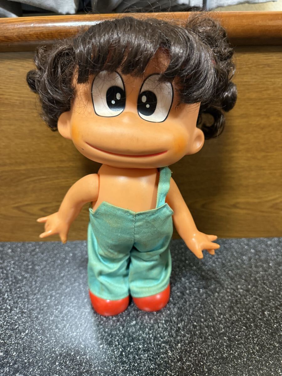 T314-N16-238 ポピー あさりちゃん ソフビ人形 高さ約17cm 室山まゆみ