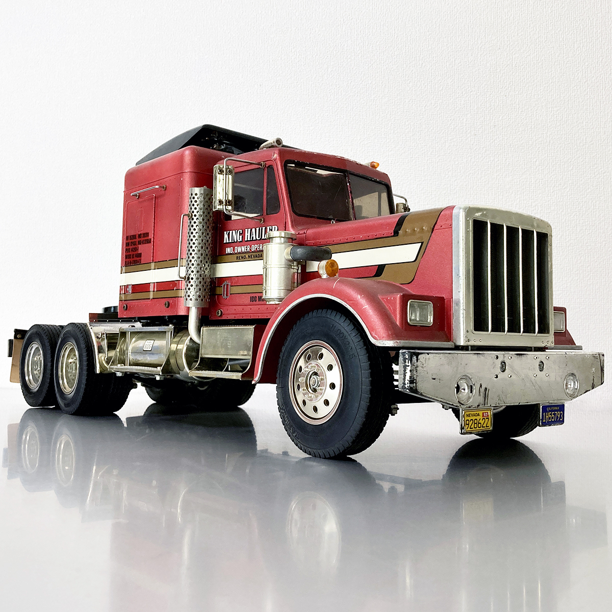 中古】タミヤ 1/14 トレーラー キングハウラー改の落札情報詳細