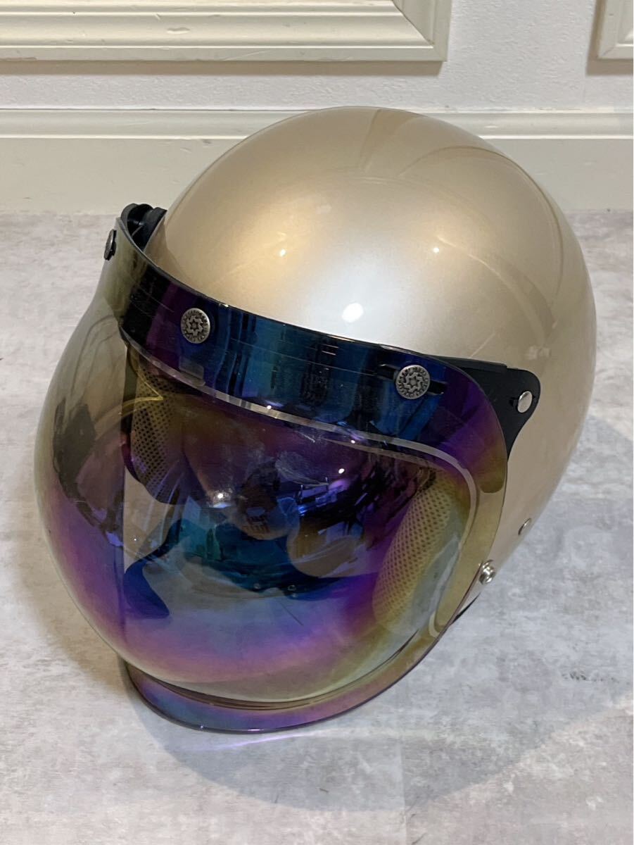 中古】DAMMTRAX ダムトラックス CARINA I love Dog ジェットヘルメット
