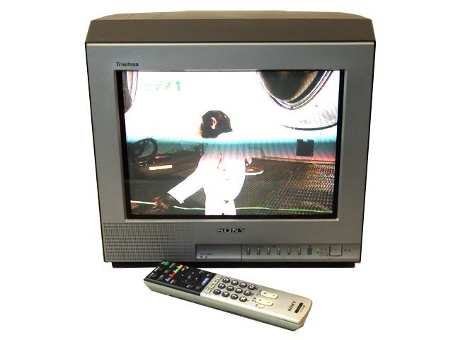傷や汚れあり】SONY 14型ブラウン管テレビ KV-14MF1 2000年製 リモコン