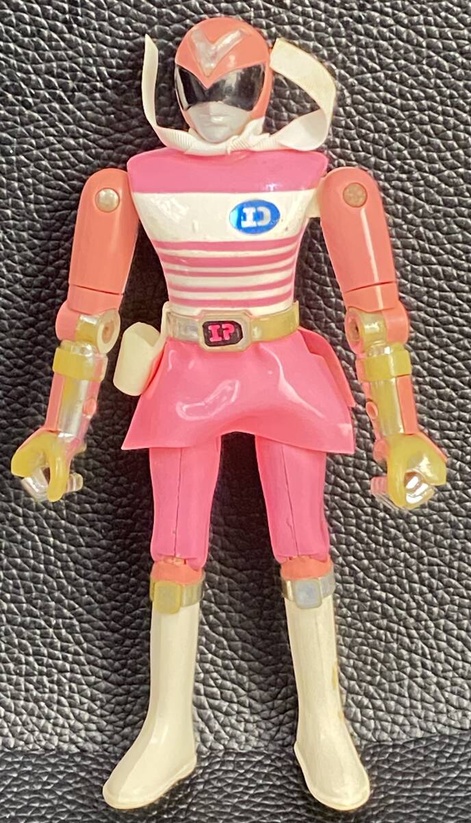 電子戦隊 デンジマン フィギュア GB-16 超合金　全5体　※ピンク右足折れ 完品 デンジピンク 悶絶レア 電子戦隊デンジマン 80'昭和現存品