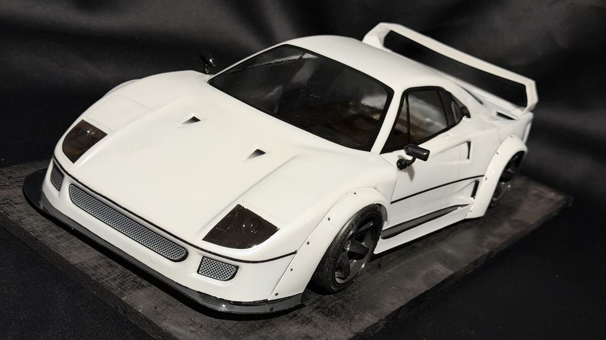 新品】1/10 RCボディ フェラーリー F12 TDF LB風 オーバーフェンダー
